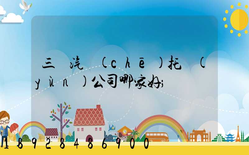 三亞汽車(chē)托運(yùn)公司哪家好