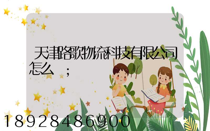 天津路歌物流科技有限公司怎么樣