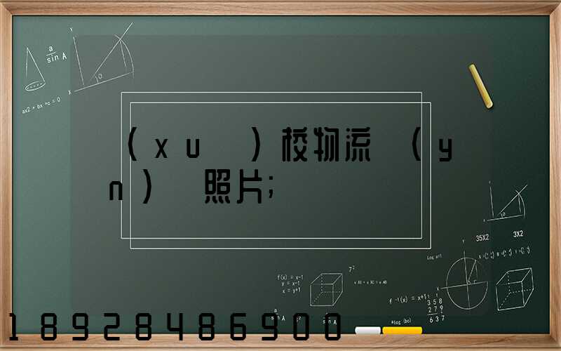學(xué)校物流運(yùn)輸照片