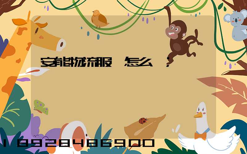 安能物流服務怎么樣