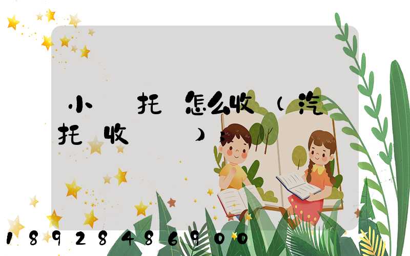小轎車托運怎么收費(汽車托運收費標準)